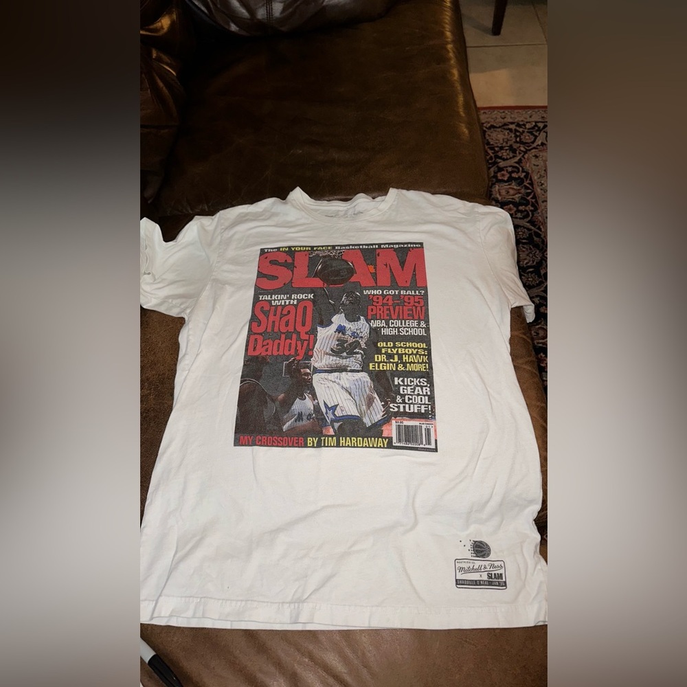 Mitchell and Ness Shaq Daddy SLAM tee sz L